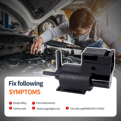 HiSport Exhaust Gas Recirculation Vacuum Solenoid Switch Valve 911-707 KL0118741 - Compatible with Mazda rx8 2004 MPV MX6 Protege 1992-2011 - Replaces K5T49051 K5T49090