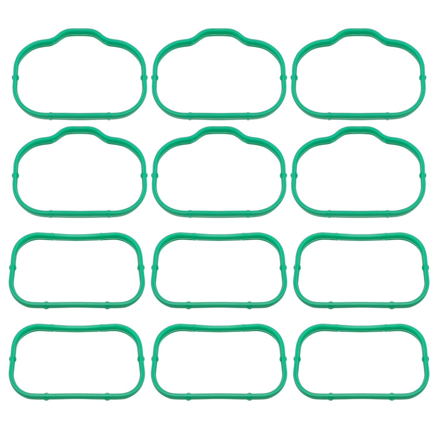 HiSport MS97204 Intake Manifold Gasket Set Upper & Lower - Compatible with 3.6L 2011-2020 Dodge Avenger Journey Charger Grand Cherokee Chrysler 200 300