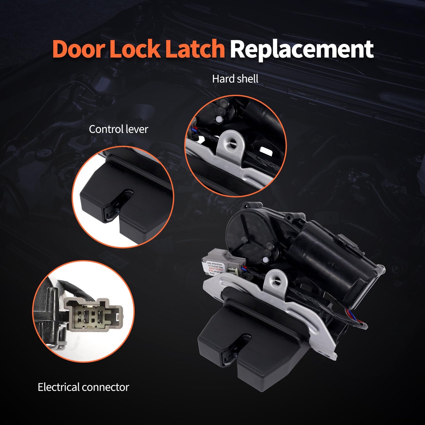 HiSport Liftgate Hatch Lock Latch Actuator GJ5Z-7443150 - Compatible with Ford Edge Escape Expedition Compatible with Lincoln MKX Nautilus Navigator 2015-2022 1.5L 2.0L 2.5L 2.7L 3.5L 3.7L