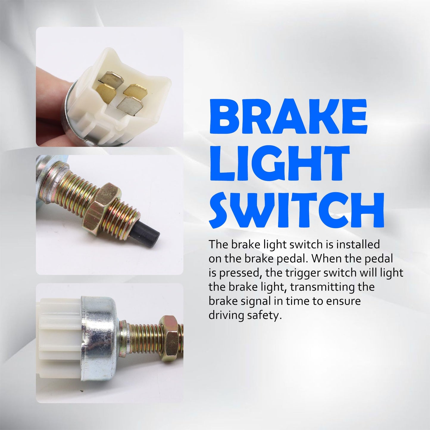 HiSport Brake Light Stoplight Switch Stopper 36750-S84-003 Compatible with Acura Cl Mdx NSX TL, Replacement for Honda Accord Odyssey Pilot S2000, 36750-SEA-003, SLS-241
