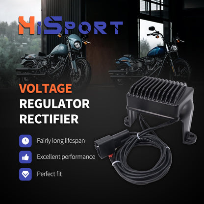 HiSport Voltage Regulator Rectifier 74505-97 74505-97A 7450597Compatible with Harley-Davidson Electra Glide/Road Glide/Road King 1997 1998 1999 2000 2001