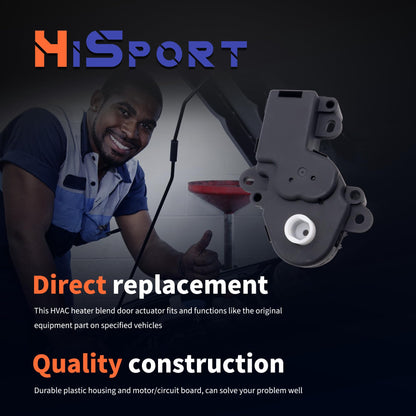 HiSport 604-132 HVAC Blend Door Actuator - Compatible with Chevy Colorado 2004-2012 SSR 2003-2006 GMC Canyon 2004-2012 Pontiac Vibe 2003-2008
