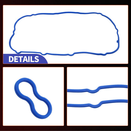 HiSport Valve Cover Gasket Set - Compatible with Chrysler 300 Aspen Dodge Challenger Charger Jeep Grand Cherokee Ram 1500 3.0L 3.6L 3.7L 4.7L 5.7L 6.1L 6.2L 6.4L 2003-2024 - Replace VS50625R