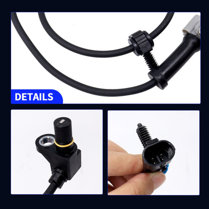 HiSport Front Left or Right ABS Speed Sensor Compatible with Chevrolet Silverado 1500 2500 HD 2000-2006 Replaces 84356645 15991986
