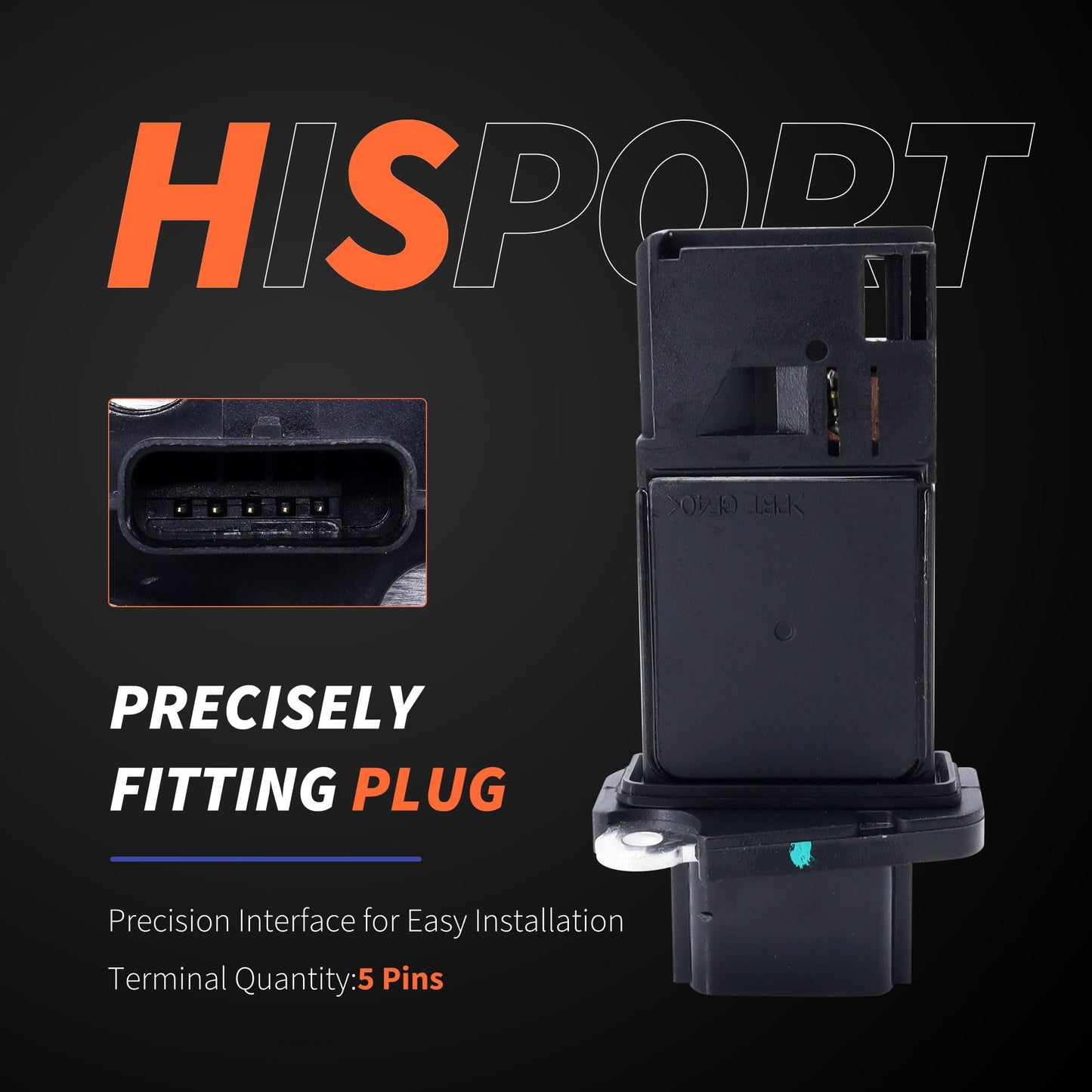 HiSport Mass Air Flow Sensor Compatible with Infiniti M56 Q70 Q70L 2011-2018 Nissan Juke 2011-2017 Replaces 74-50089 7450089 86-50089 8650089 MAS0353 5S13578 MA455 0986JG1612 2505017 135017