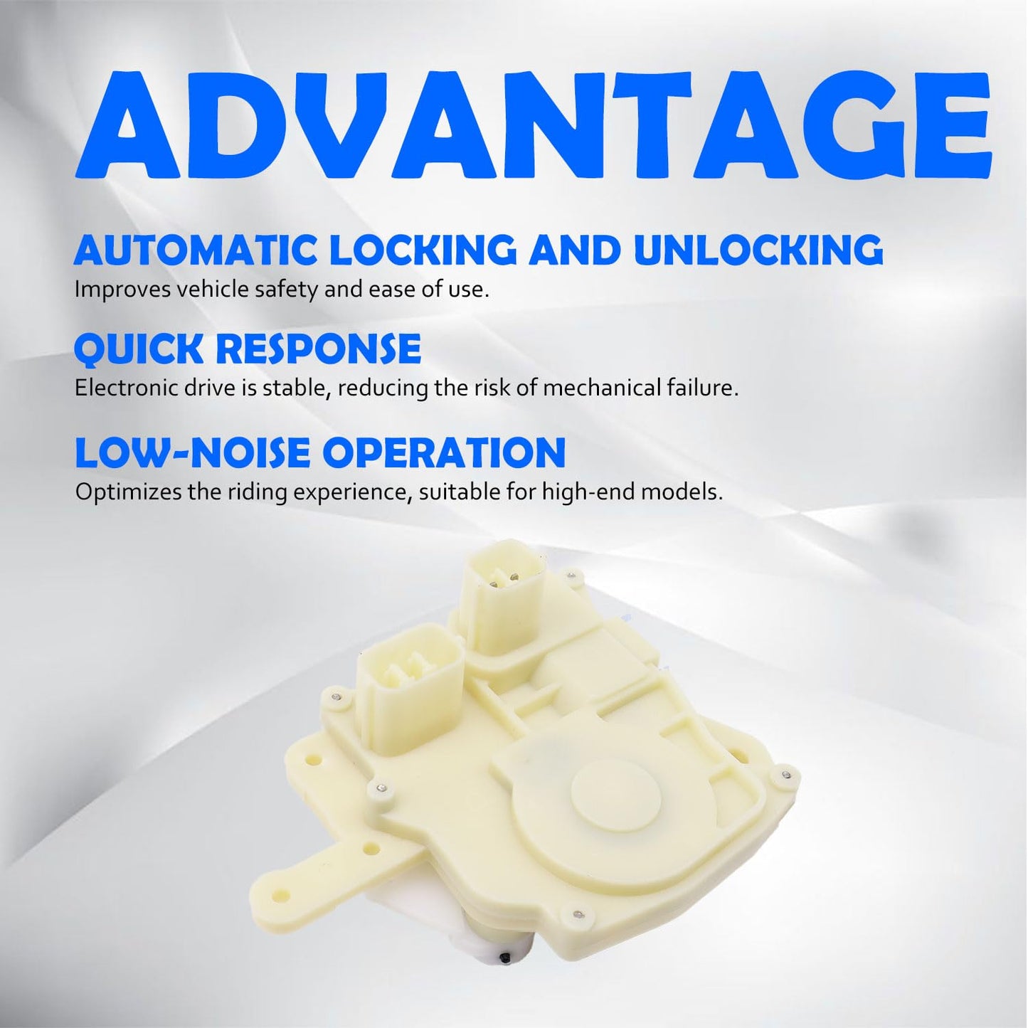 HiSport Front Right Passenger Side Door Latch Lock Actuator - Compatible with Honda Accord Civic CR-V S2000 Replaces 72115-S84-A01 72115-S5A-003