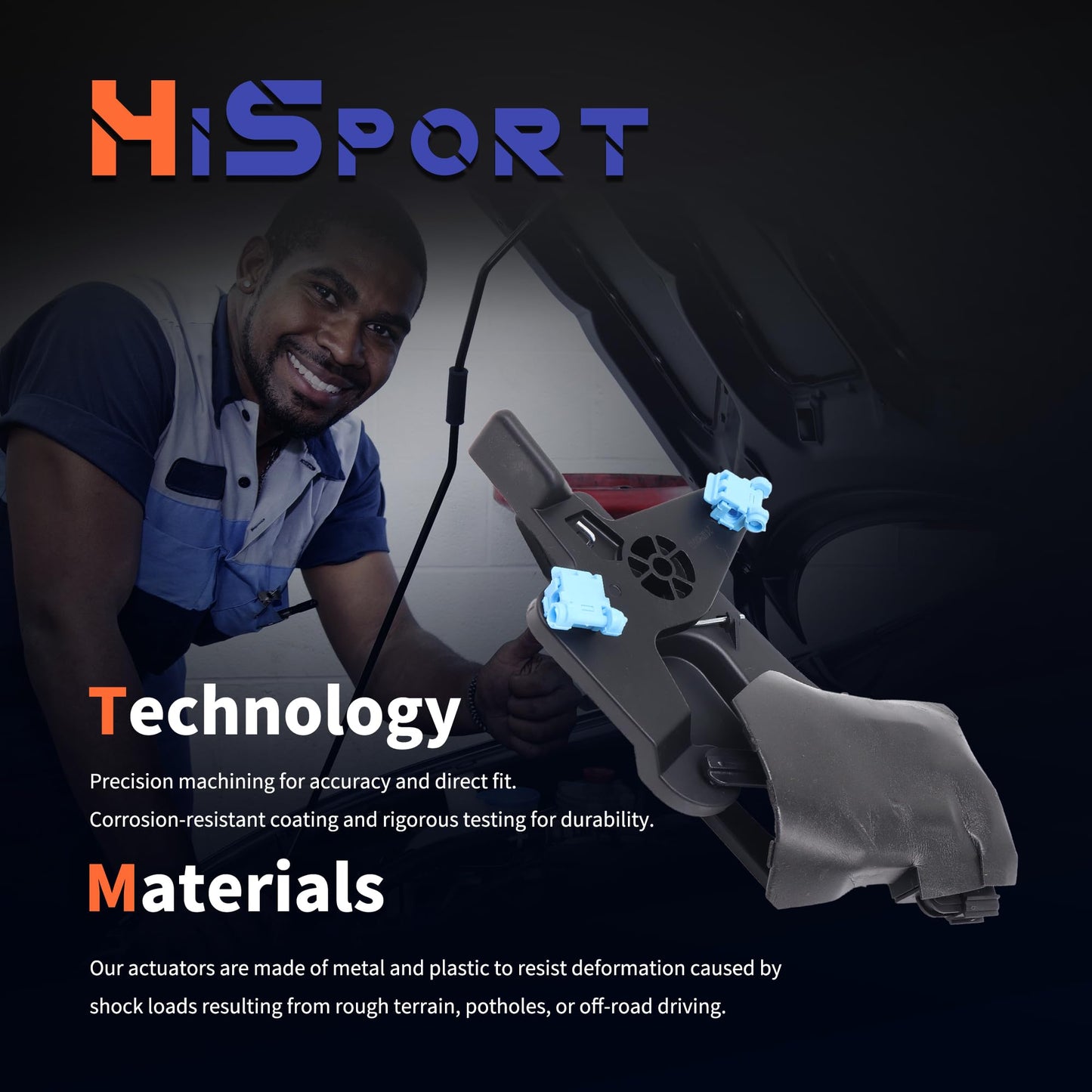 HiSport Rear Gate Powered Tailgate Lock Actuator GC3Z-9943170-E Compatible with Ford F150 F250 F350 2017-2021 Replaces GC3Z-9943170-A FL3Z-9943170-C GC3Z-9943170-B