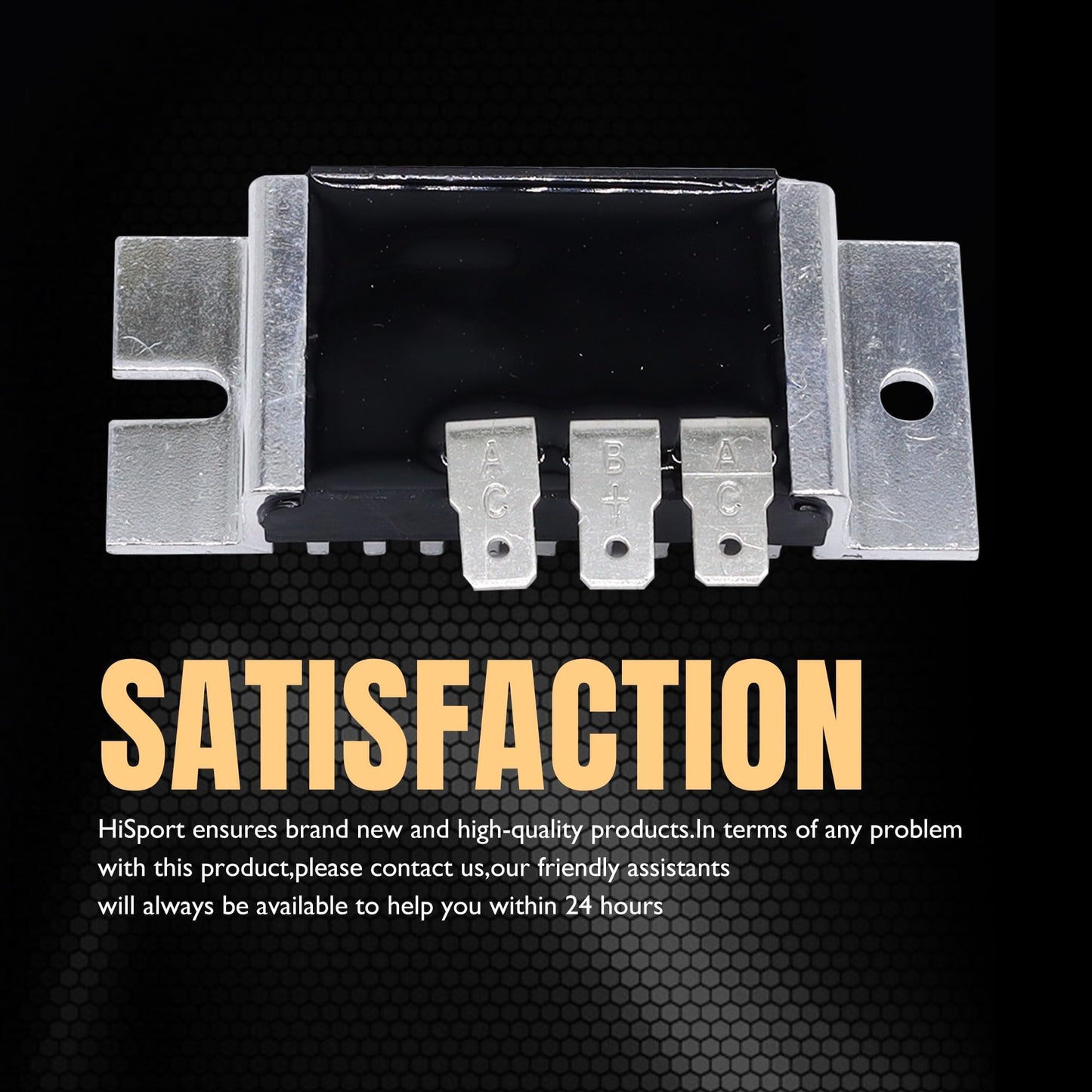 HiSport Voltage Regulator Rectifier - Compatible with Kawasaki FH & FX Series engine Replaces 21066-7011 21066-7001 21066-7003 21066-7006