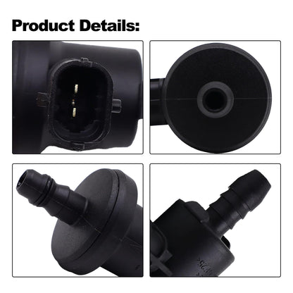 HiSport 0280142500 Vapor Canister Purge Valve Solenoid - Compatible with Ford Escape Fiesta Focus Transit Connect Compatible with Lincoln MKC 2012-2019 1.6L 2.0L 2.3L