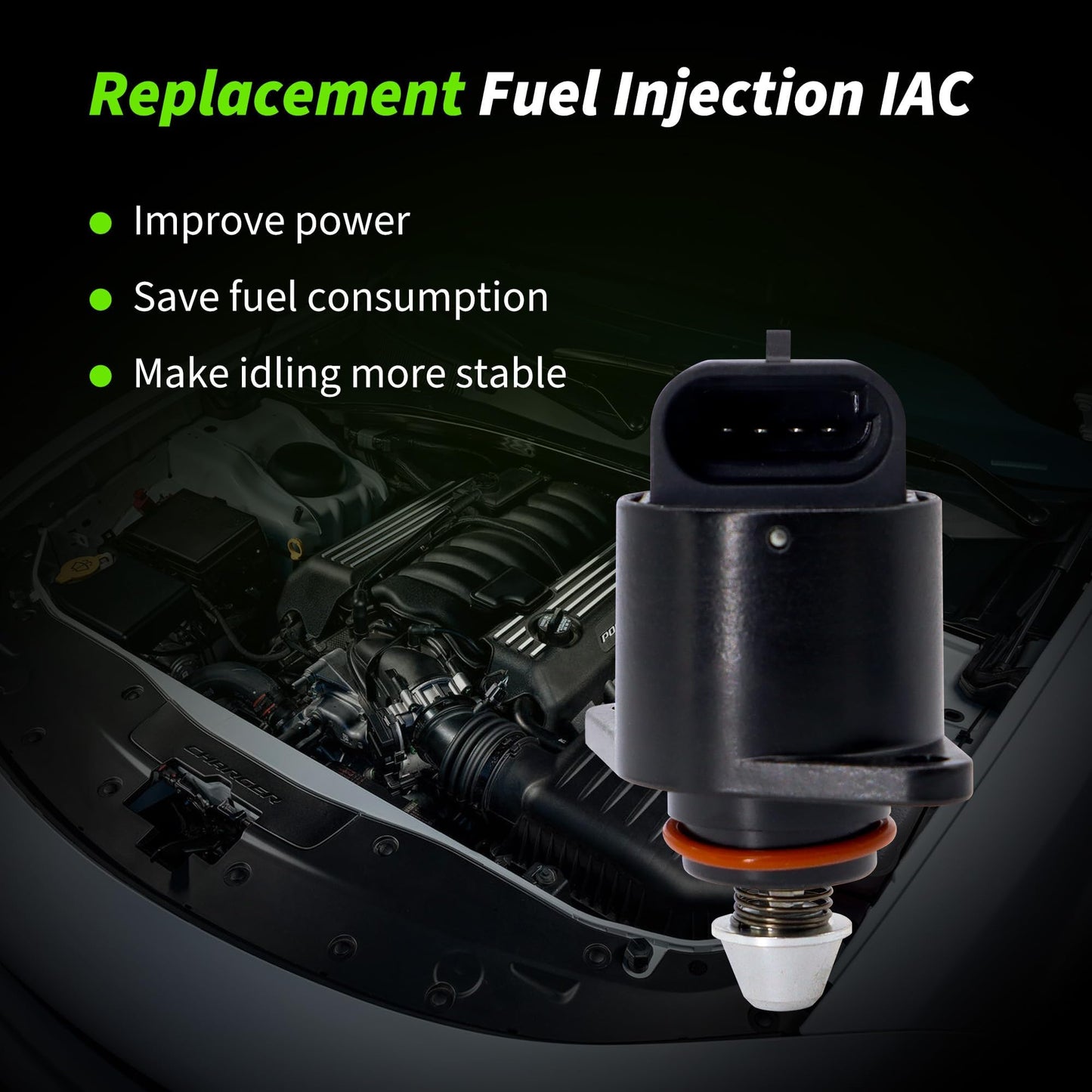 HiSport Fuel Injection Idle Air Control Valve Compatible with Buick Century,Electra,LeSabre,Reatta,Riviera,Skykark;Oldsmobile 98,Achieva,Cutlass Calais,Cutlass Ciera,Cutlass Cruiser,Delta 88#2H1040