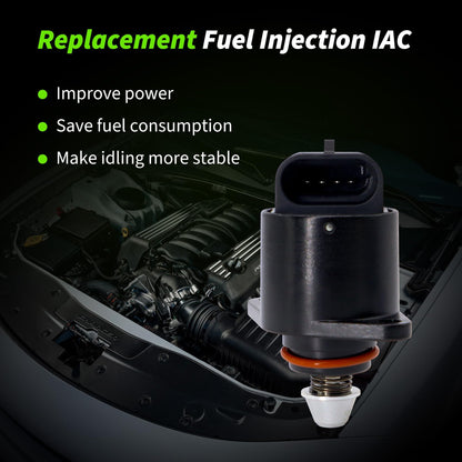 HiSport Fuel Injection Idle Air Control Valve Compatible with Buick Century,Electra,LeSabre,Reatta,Riviera,Skykark;Oldsmobile 98,Achieva,Cutlass Calais,Cutlass Ciera,Cutlass Cruiser,Delta 88#2H1040