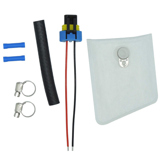 HiSport Fuel Pump Replacement Installation Kit Compatible with F90000267 F90000274 F90000285 Replaces 400-0085, Includes Strainer/Filter, Fuel Hose, Pigtail Wire Harness, Clamps Connector
