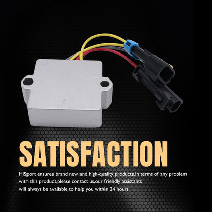 HiSport Voltage Regulator Rectifier Compatible with Mercury 25 hp 1999-2005,30 hp 2002-2005,40 hp 2002-2005,50 hp 2002-2007,60 hp 2002-2007,135 hp,140 hp,150 hp,175 hp,200 hp,240 hp Replaces 893640T01