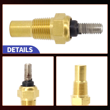 HiSport 3861997 Temperature Sensor Sender - Compatible with Volvo Penta 4 Cylinder V6 and V8 Gasoline Marine Engines - Replace 3862500 18-7513