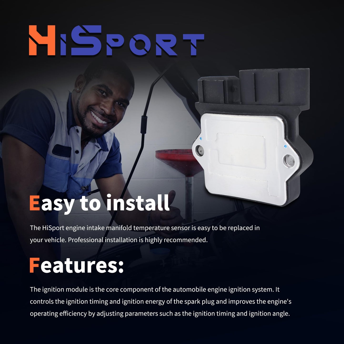 HiSport MD338997 Ignition Control Module - Compatible with Dodge Stealth 1991-1996 Mitsubishi 3000GT 1991-1999 Replaces MD349207 L723T LX607