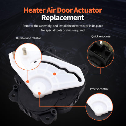 HiSport HVAC Air Door Actuator - Compatible with Lexus 1998-2005 GS300 2001-2005 IS300 1999-2003 RX300 3.0L 1998-2000 GS400 4.0L 2002-2010 SC430 2001-2005 GS430 4.3L - Replace 8710630371