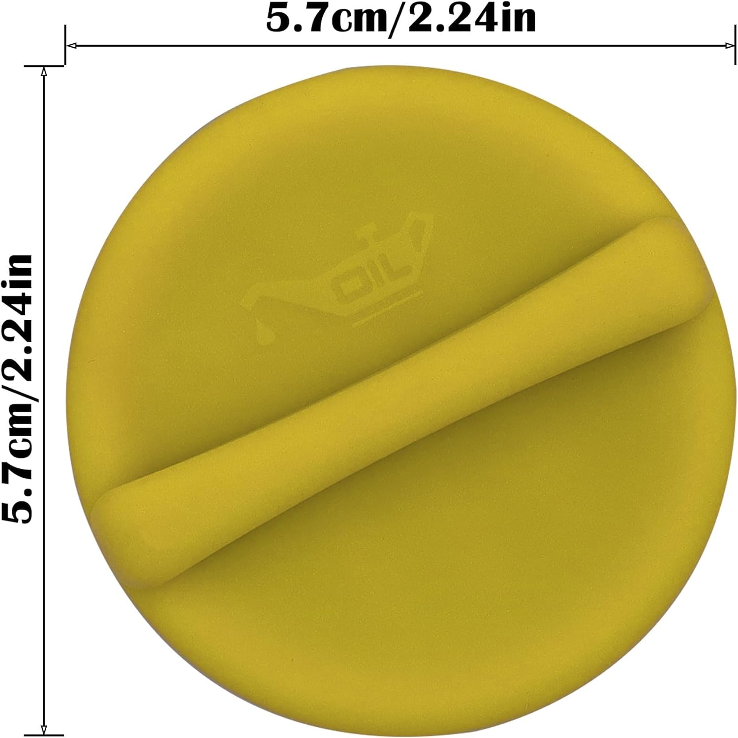 HISports Öleinfülldeckel，Kompatibel mit Opel Astra G Zafira A Vectra B 90412508, 5650831