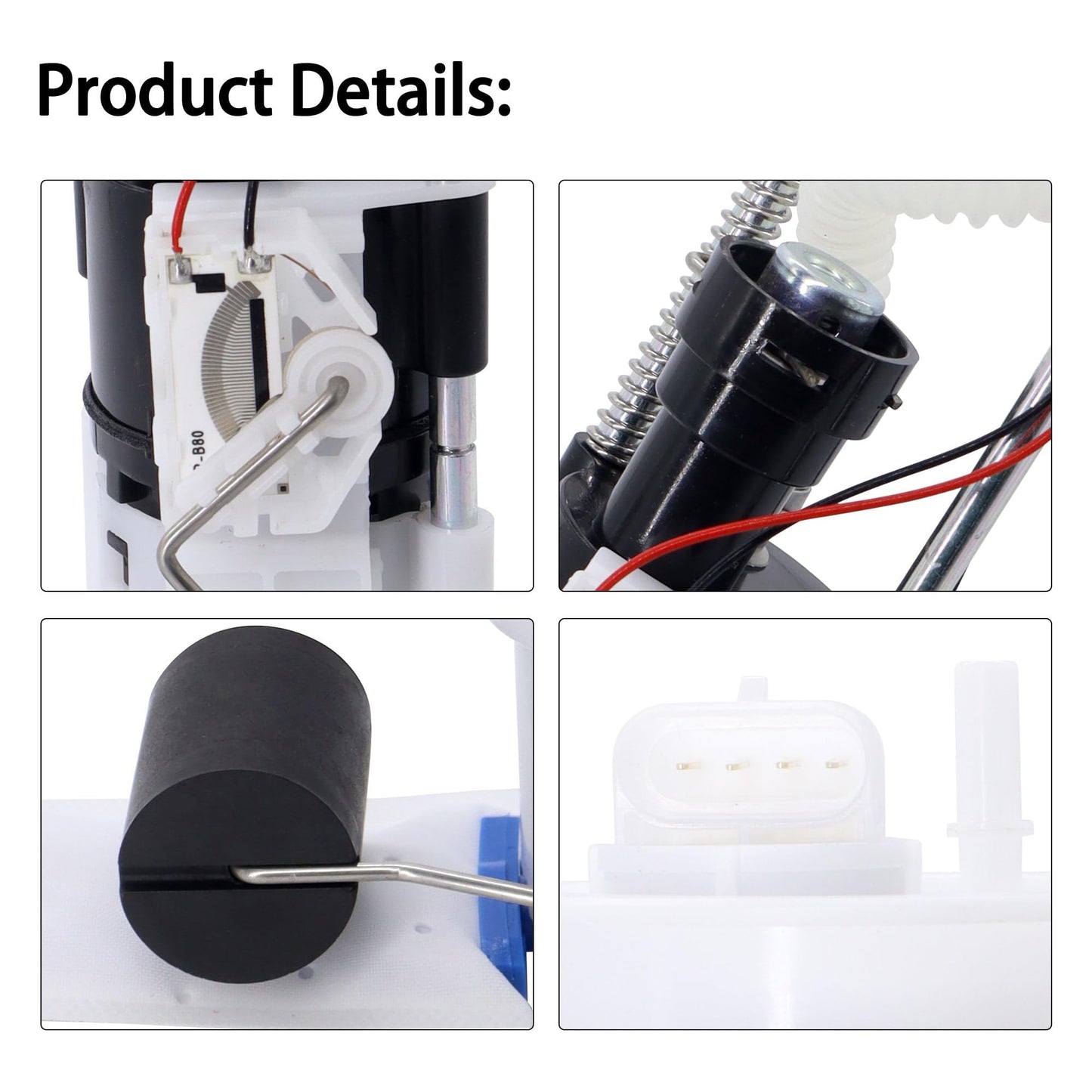 HiSport 47-1011 Fuel Pump Assembly Compatible with Polaris RZR 4 800 EPS, RZR 570 2011 2012 2013 2014