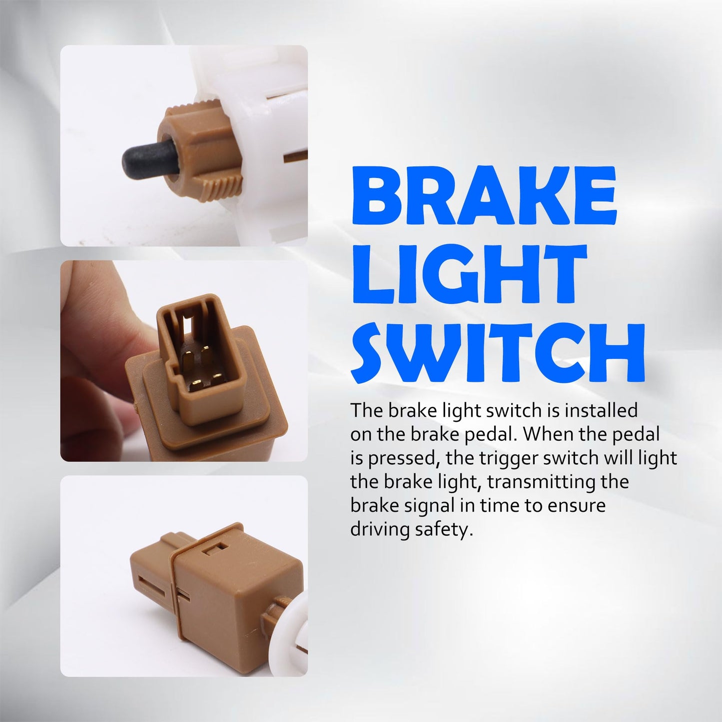 HiSport Brake Light Switch 36750-T2A-A01 4Pin Compatible with Acura MDX 2018, Replacement for Honda Accord 2013-2017, Civic 2014-2018, CR-V 2015-2016, Odyssey 2014-2018, 36750T2AA02