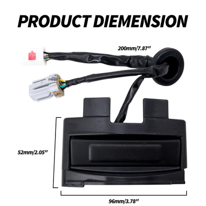 Hatch 81260-2V010 Trunk Button Latch with Camera - Compatible with Veloster 2012-2017 - Rear Hatch Lock Release Switch Replace 812602V010