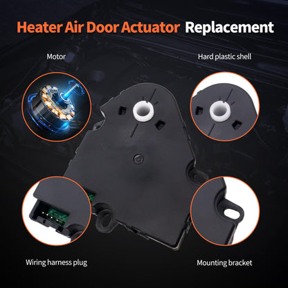 HiSport 604-107 HVAC Blend Door Actuator - Compatible with Chevy Impala Malibu Monte Carlo Corvette C2500 C3500 K3500 Tahoe Venture C1500 C1500 Suburban C2500 Suburban K1500 K2500 K2500 1995-2005