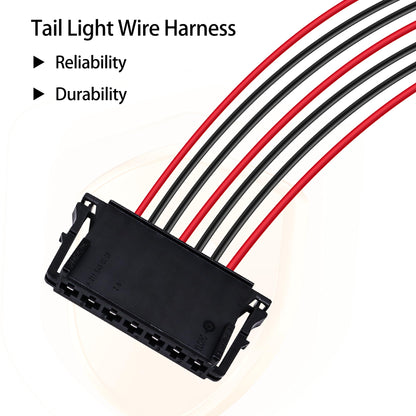 HiSport Tail Light Wire Plug Harness Compatible with Mercedes-Benz W204 C180 C200 C230 C25 C300 C300 C63