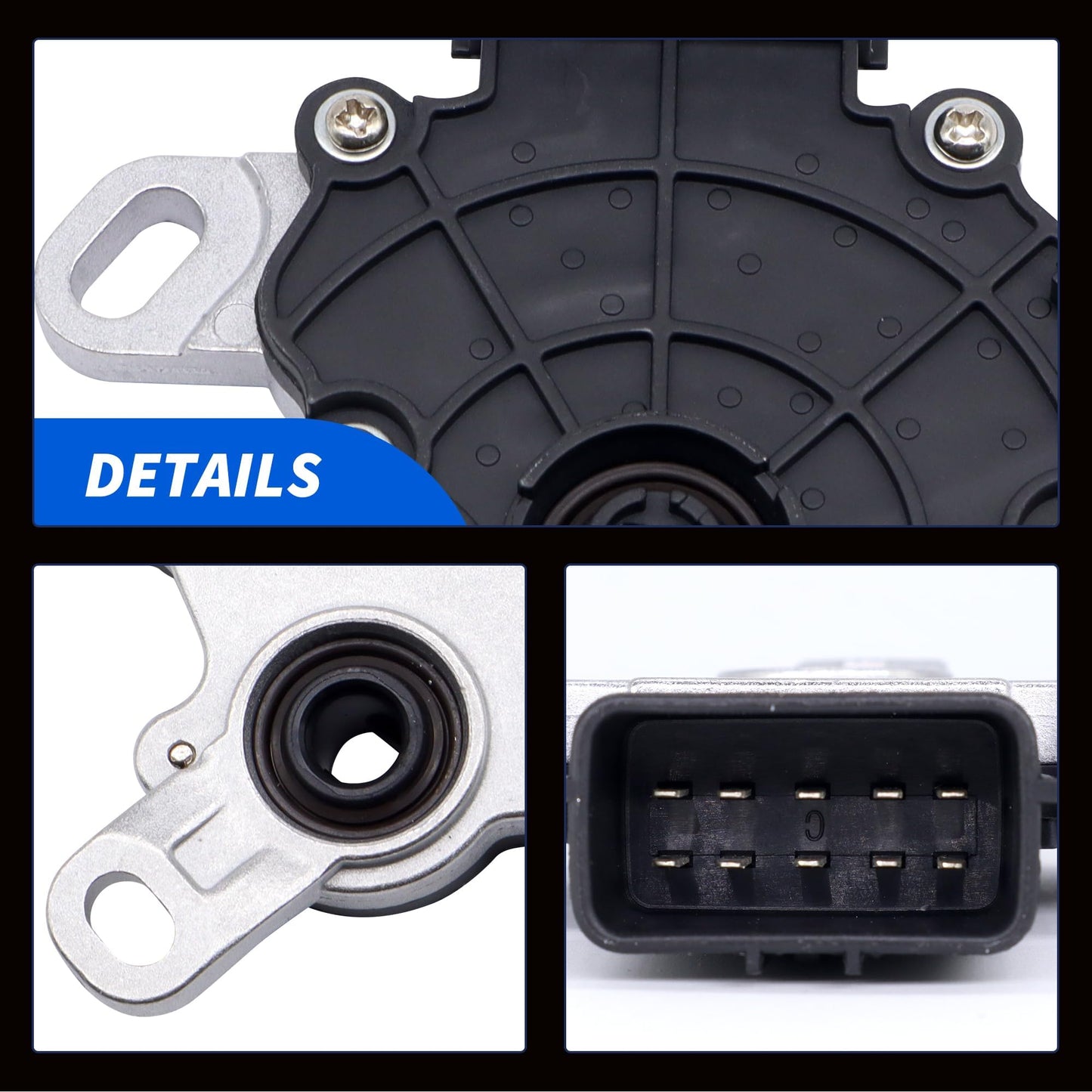 HiSport Transmission Range Sensor Neutral Safety Multifunction Switch Compatible with Acura ILX 2013-2015,TSX 2004-2008;Honda Accord 2003-2012,Civic 2006-2013,CR-V,Crosstour,Element,Fit 28900RCL003