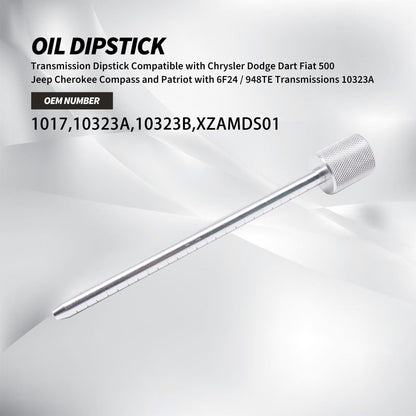 HiSport Transmission Dipstick - Compatible with Chrysler Dodge Dart Fiat 500 Jeep Cherokee Compass Patriot Replaces 10323A 10323B