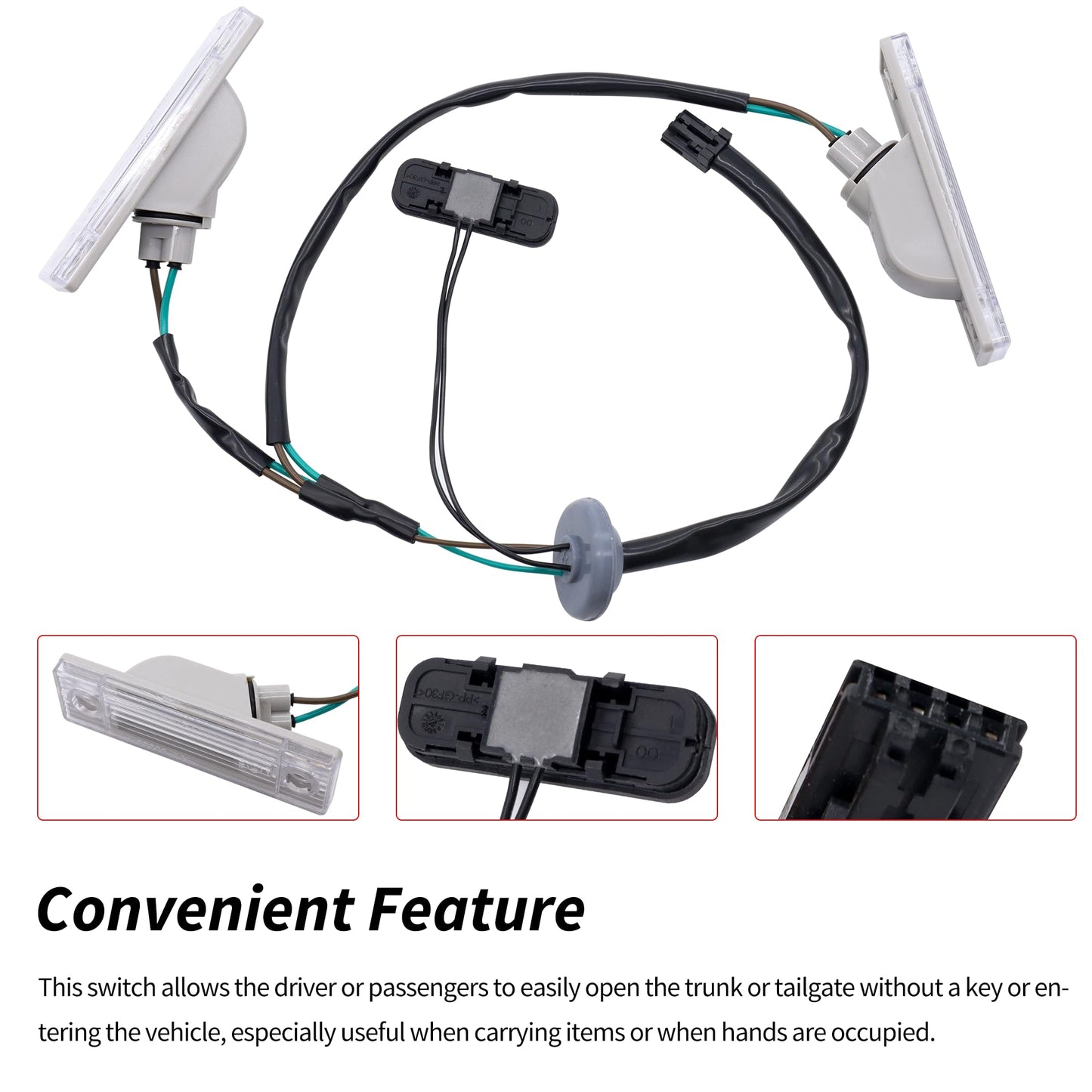 HiSport 95107229 Rear Trunk Release Switch Button - Compatible with Chevry Cruze 2011 2012 2013 2014 Orlando 2012