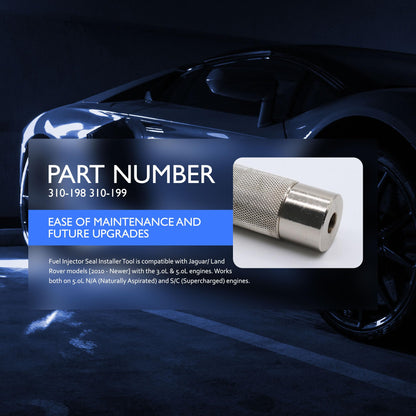 HiSport 310-198 310-199 Fuel Injector Seal Install Tools Replacement for Land Rover/Jaguar 3.0L & 5.0L Engines Fuel Injector Teflon Seals