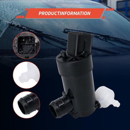 HiSport 98510-A9000 Windshield Washer Motor Pump - Compatible with Kia Sedona 2015-2021 Sorento 2016-2020