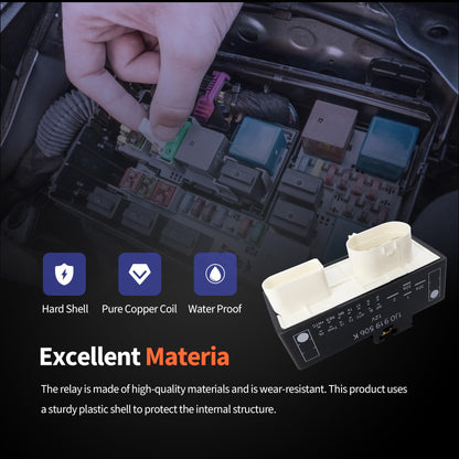 HiSport Cooling Fan Control Module Relay Radiator Unit 1J0919506K 902419 Compatible with Audi TT Quattro Replacement for Volkswagen Beetle Golf Jetta