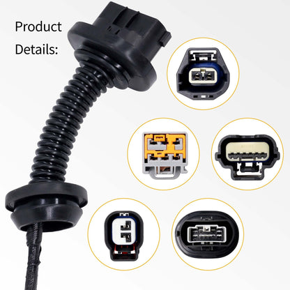 HiSport Rear Driver Side LH Door Jumper Wire Harness Assembly 9L3Z-14631-CAA Compatible with Ford F150 Crew Cab 2009-2014, 45inch