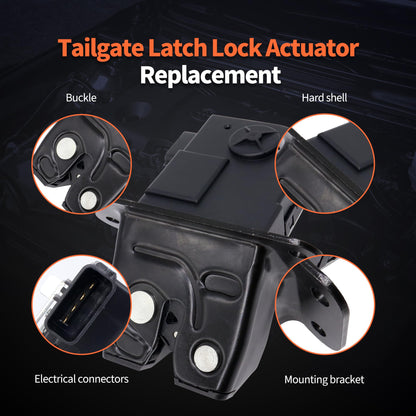 HiSport Tailgate Latch Lock Actuator 81230-2V000 Compatible with Hyundai Veloster 1.6L L4 Engine 2012-2017 Replace 812302V000