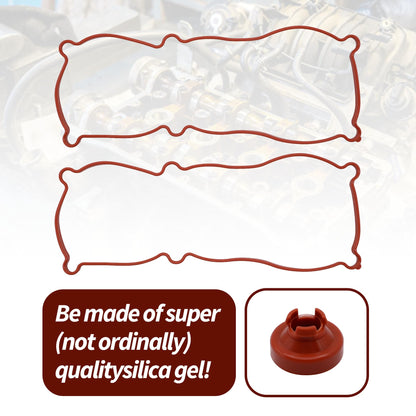 HiSport VS50080R Valve Cover Gasket Seal - Compatible with Buick Chevry Oldsmobile Pontiac Allure Century Electra Lacrosse Lesabre Lucerne Park Avenue Reatta Regal Riviera 1988-2009 3.3L 3.8L Engine