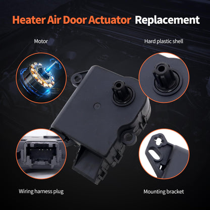 HiSport HVAC Blend Door Actuator 604-234 - Compatible with Ford Explorer Flex Police Interceptor Sedan Police Interceptor Utility Special Service Police Sedan Taurus 2011-2017