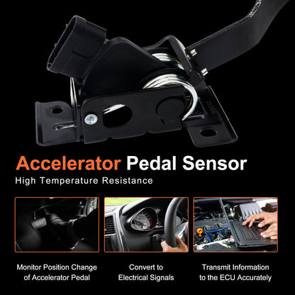 HiSport Electronic Accelerator Gas Pedal Assembly with Bracket Position Sensor Compatible with Chevrolet Corvette C6 2005-2013 19417903 25835421 15864594 12569599