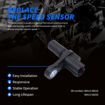 HiSport Transmission Speed Sensor - Compatible with Lexus Toyota Scion Pontiac Replaces 89413-08010 89413-08020