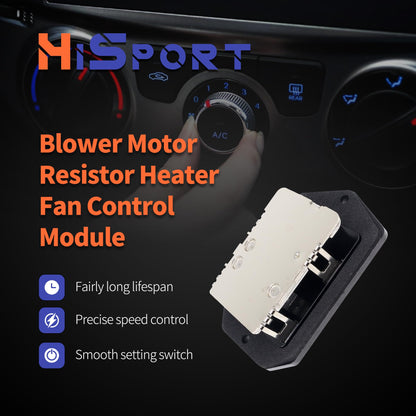 HiSport HVAC AC Heater Blower Motor Resistor - Compatible with Pontiac Vibe Scion TC XB Toyota Celica Corolla Replaces 8713802110 8713826160