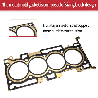 HiSport Engine Head Gasket Set Compatible with Hyundai Elantra 2011 2012 2013 Elantra GT 2013 Kia Forte 2014 Soul 2012-2013 HS26561PT