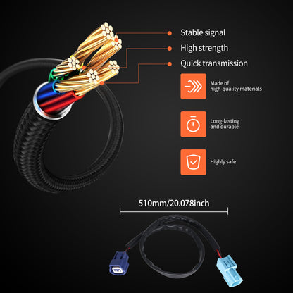 HiSport Knock Sensor Wiring Harness Replacement for Infiniti FX35 2003-2008,M35 2006-2008,G35 2003-2007 Compatible with Nissan 350Z 3.5L 2003-2006 Replace 139981 Solves Trouble Code P0327