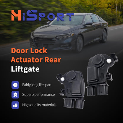 HiSport 72155-S5P-A11 Door Lock Actuator Motor Front Left & Right - Compatible with Honda Accord 2003-2007 Civic 2001-2005 CR-V 2002-2006 Odyssey 2005-2009 Pilot 2003-2008 Acura RSX 2002-2006