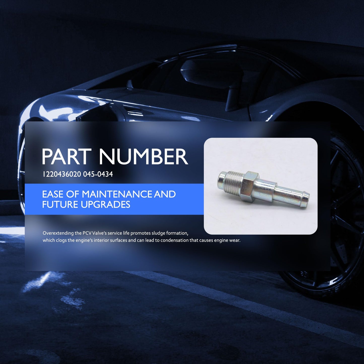 HiSport PCV Valve - Compatible with Lexus NX300h ES300h Compatible with Scion tC Compatible with Toyota Highlander Avalon RAV4 Camry Venza Sienna 2009-2021 - Replace 1220436020