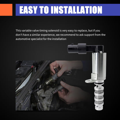 HiSport Engine Variable Valve Timing (VVT) Solenoid 24375-2E100 Compatible with Hyundai Elantra Gt Kona Sonata Tucson Veloster, Replacement for Kia Forte5 Optima Seltos Soul