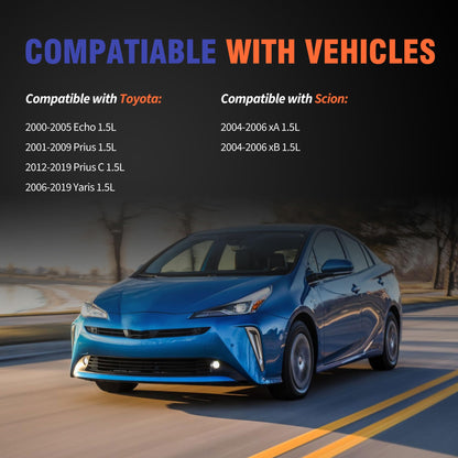 HiSport Valve Cover Gasket Set - Compatible with Scion 2004-2006 xA 2004-2006 xB Compatible with Toyota 2000-2005 Echo 2001-2009 Prius 2012-2019 Prius C 2006-2019 Yaris 1.5L - Replace VS50624R