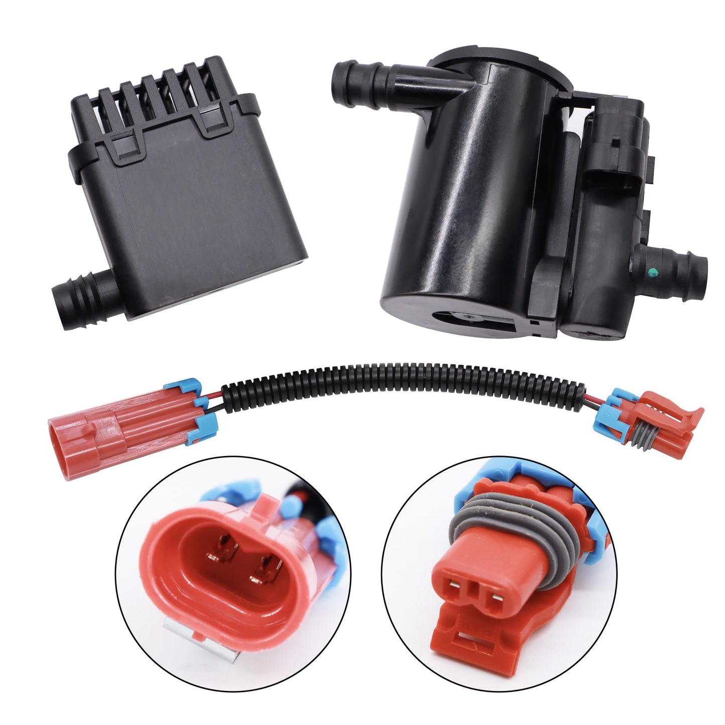 HiSport 911-237 Evap Canister Vent Solenoid Valve Assembly - Compatible with CHEVROLET SILVERADO 1500 2500 3500 GMC SIERRA 1500 2500 3500 CLASSIC SIERRA 2004-2010 - Replces 10357992 15077742