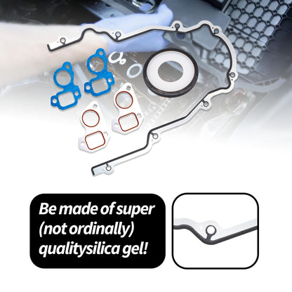 HiSport TCS45993 Timing Cover Gasket Seal - Compatible with Buick Cadillac Chevy Silverado Suburban Tahoe GMC Sierra Yukon Savana Cadillac Escalade 4.8L 5.3L 5.7L 6.0L 1997-2016