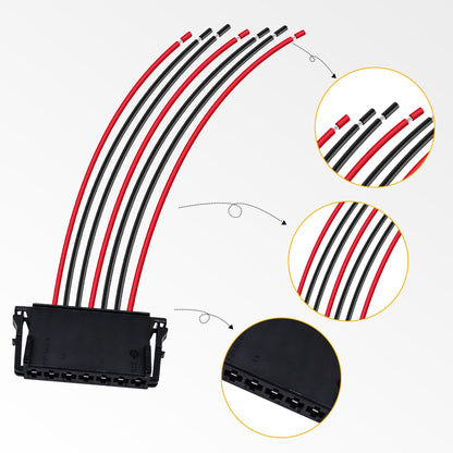 HiSport Tail Light Wire Plug Harness Compatible with Mercedes-Benz W204 C180 C200 C230 C25 C300 C300 C63