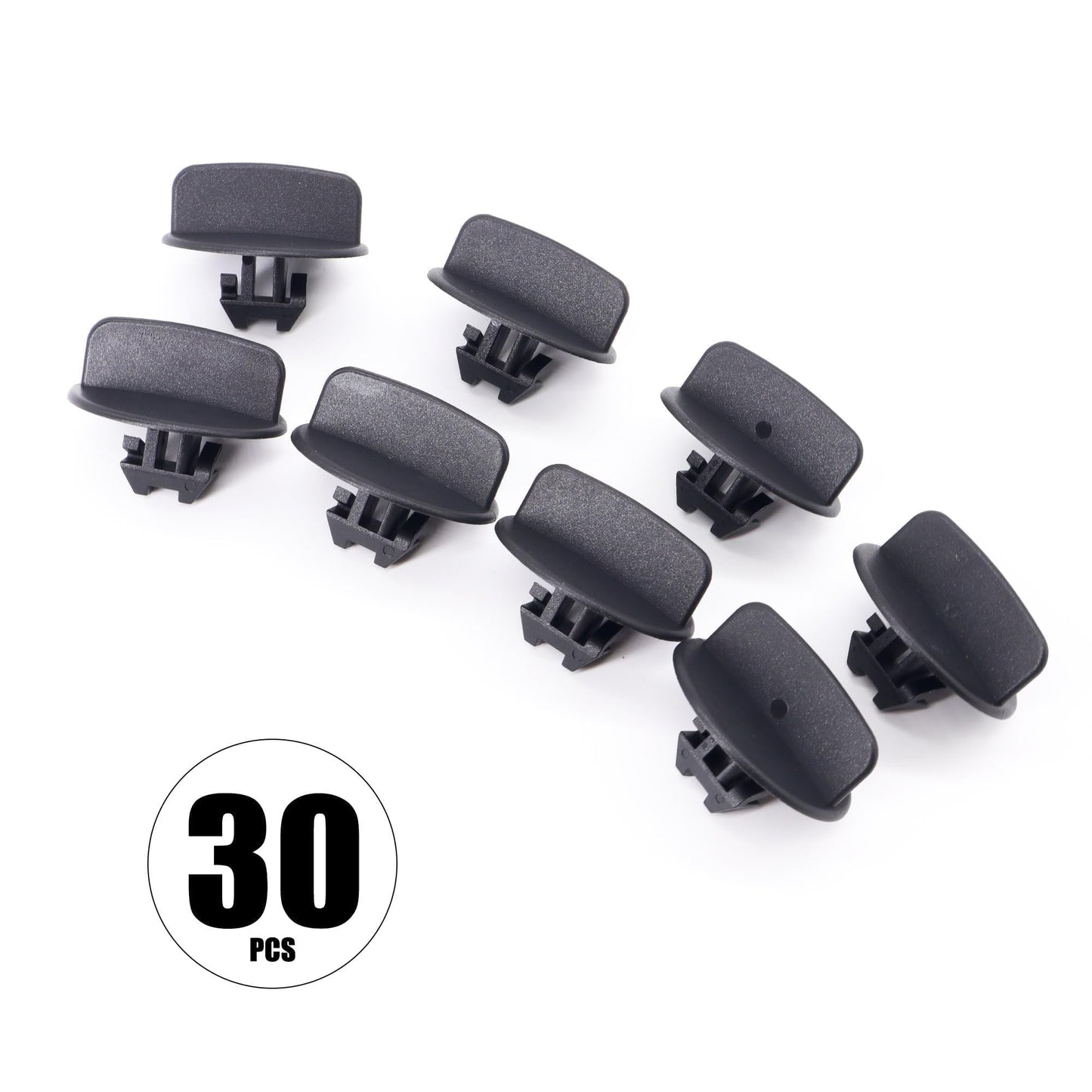 HiSport 68033794AA 30pcs Front Bumper Lower Deflector Retainer Clips Compatible with Jeep Grand Cherokee WK 2005 2006 2007 2008 2009 2010 2011 2012 2013, Commander XK 2008-2010 Replace 68034329AA