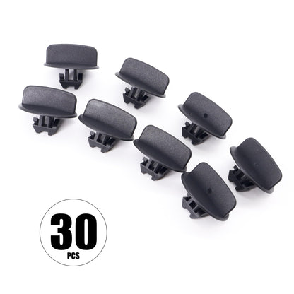 HiSport 68033794AA 30pcs Front Bumper Lower Deflector Retainer Clips Compatible with Jeep Grand Cherokee WK 2005 2006 2007 2008 2009 2010 2011 2012 2013, Commander XK 2008-2010 Replace 68034329AA